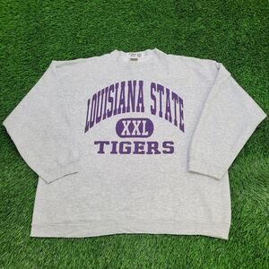 Vintage Louisiana State Tigers Sweatshirt Women 2XL/3XL 26x28